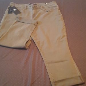 Rock & Republic olive night green capri